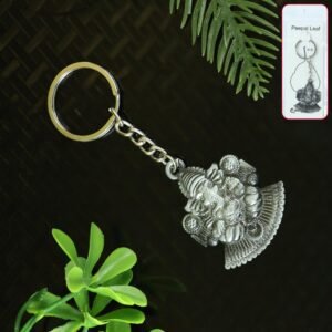 Lord Ganesha Keychain – Durable Metal Devotional Accessory