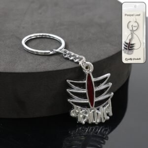 Mahakal Metal Keychain – Durable Spiritual Keyring Accessory