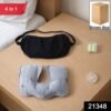 Travel Comfort Sleep Kit – 4 In 1 Portable Rest Set
