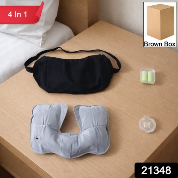 Travel Comfort Sleep Kit – 4 In 1 Portable Rest Set
