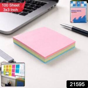 Sticky Notes 100 Sheets 3x3 Inch – Quick Notes & Reminders