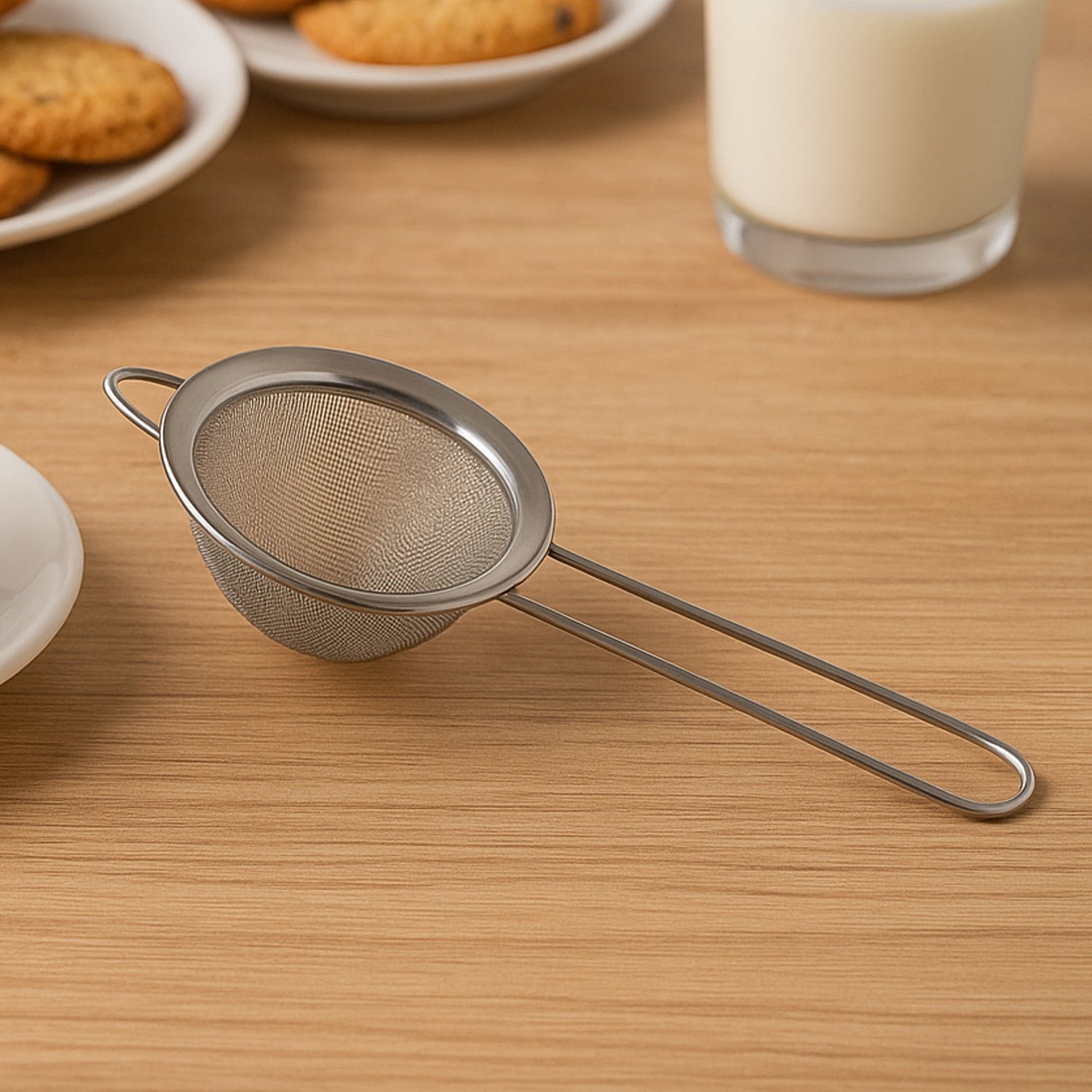 Stainless Steel Fine Mesh Strainer – Durable & Lightweight Design
