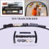 Battery Operated Toy Train Set – 19-Piece Track Playset for Kids
