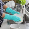 Large Victor Green Rubber Gloves – Reusable & Waterproof for Kitchen
