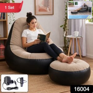 Inflatable Air Sofa Chair Set – Portable & Easy to Inflate for Indoor & Outdoor Relaxation