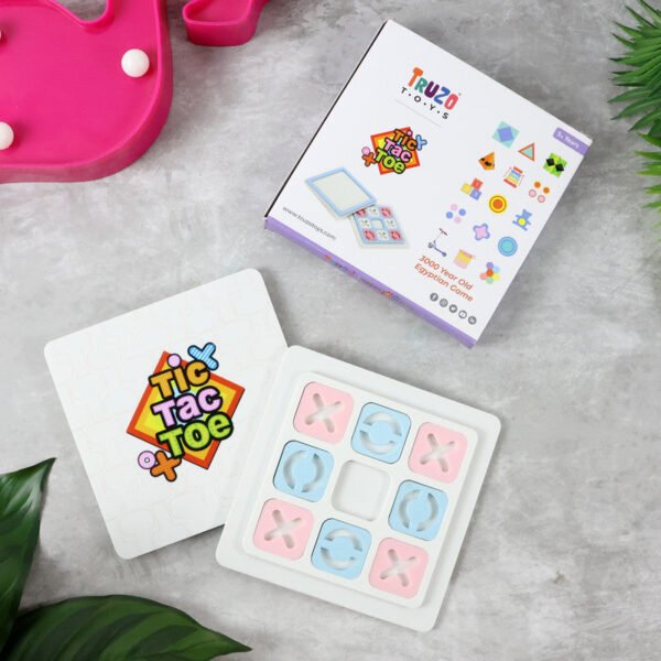 Tic Tac Toe Board Game – Classic Portable Strategy Set