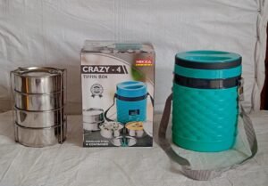 Insulated Tiffin – Stackable Stainless Steel Lunch Box | Nekza