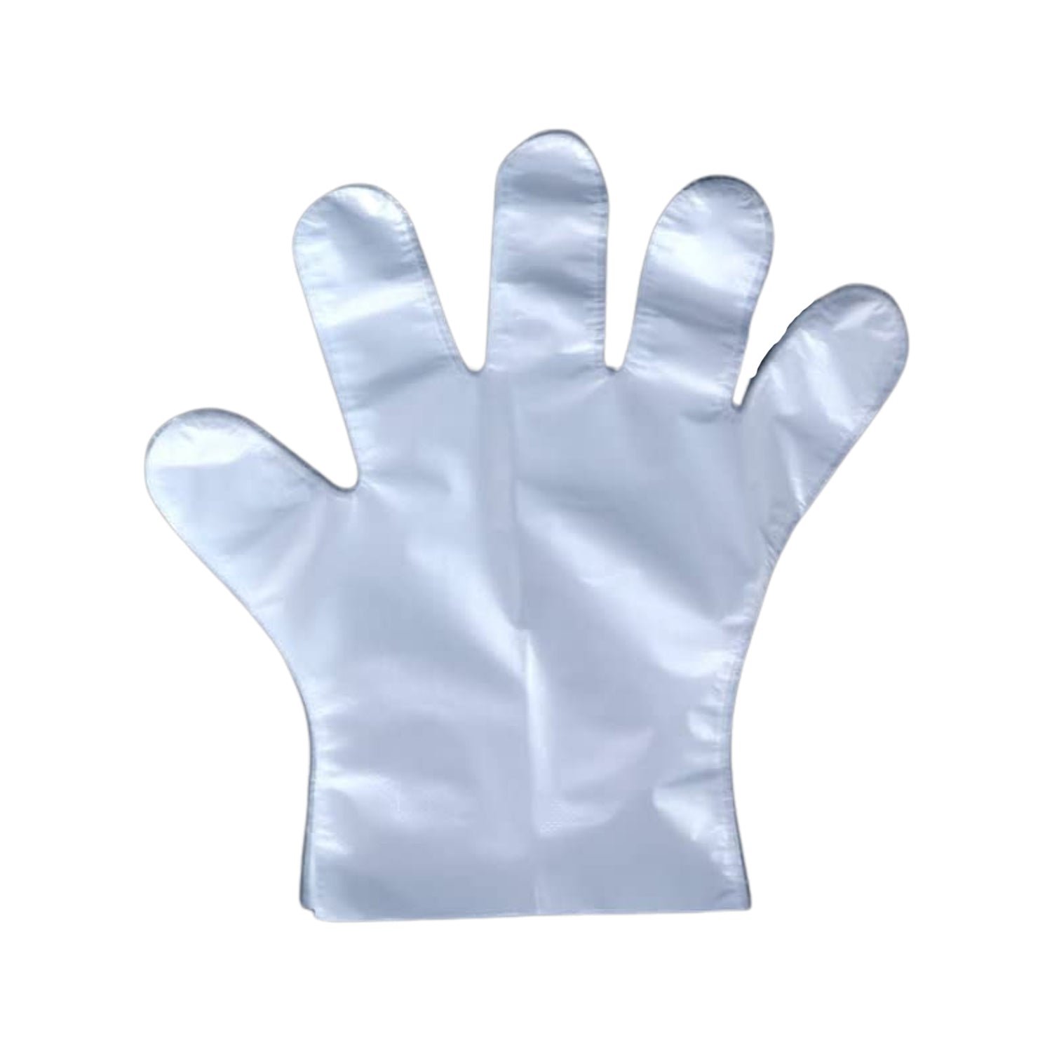 Disposable Gloves – Large Clear Plastic, 100 Pcs | Grow Wear