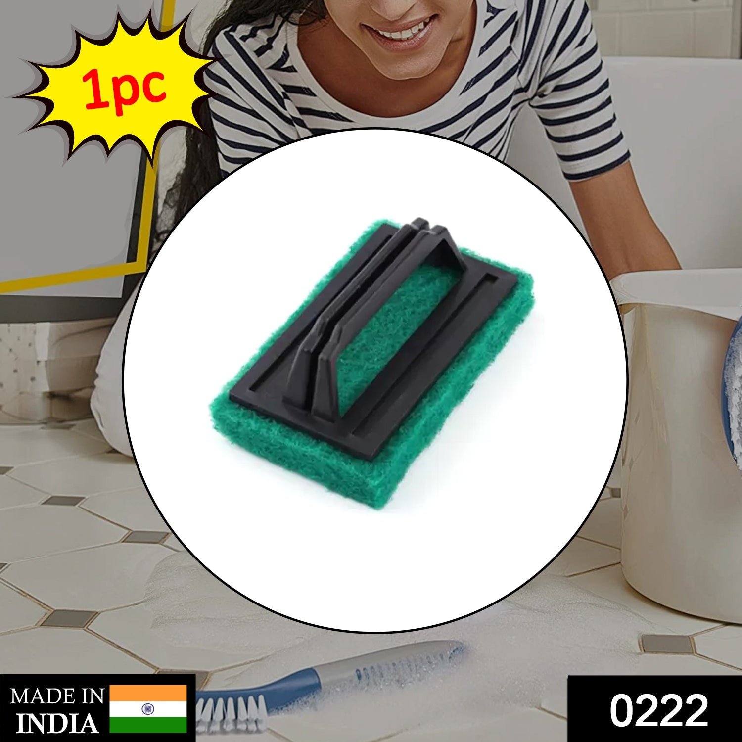 Utensil Scrubber Brush – Heavy Duty Kitchen Cleaning | Quickslice