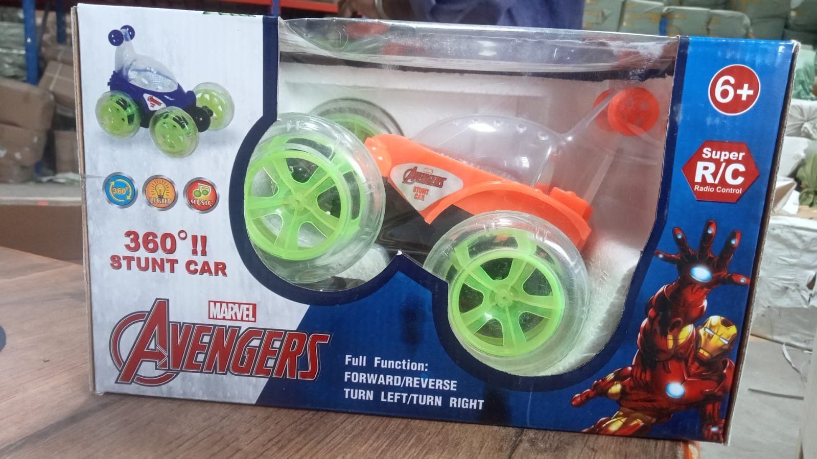 Stunt Remote Control Car – 360° Rolling, Lights & Music | Wagtail