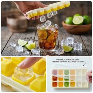Pop Up Ice Cube Tray – Effortless Release & Multipurpose Use