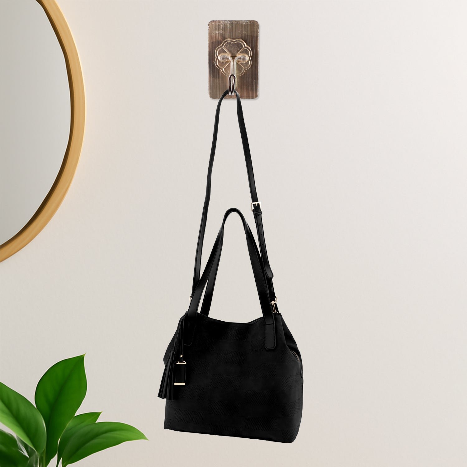 Adhesive Wall Hook – Waterproof Transparent 10-Piece Set