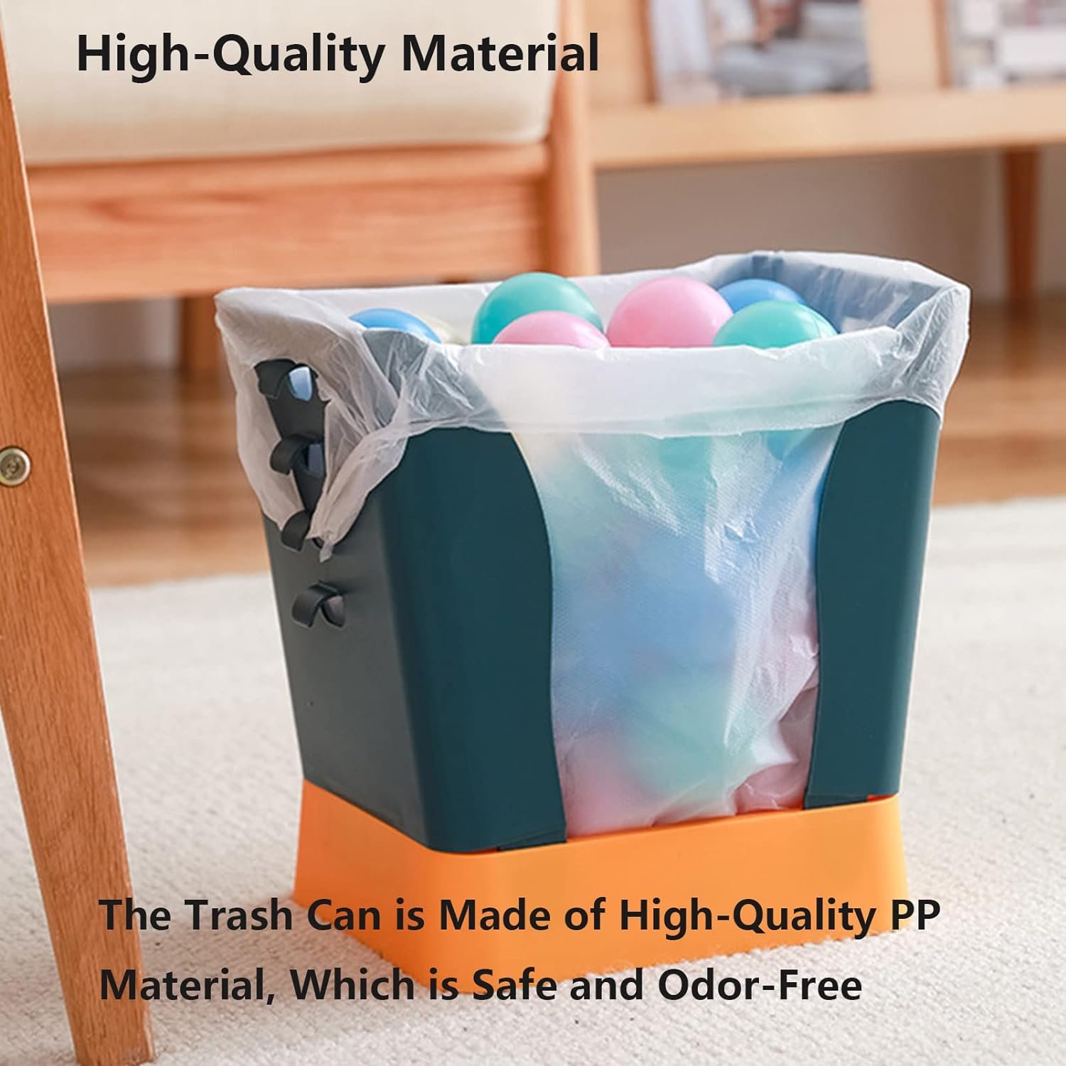 Expandable Waste Bin – Compact & Portable | Velvet Wheels
