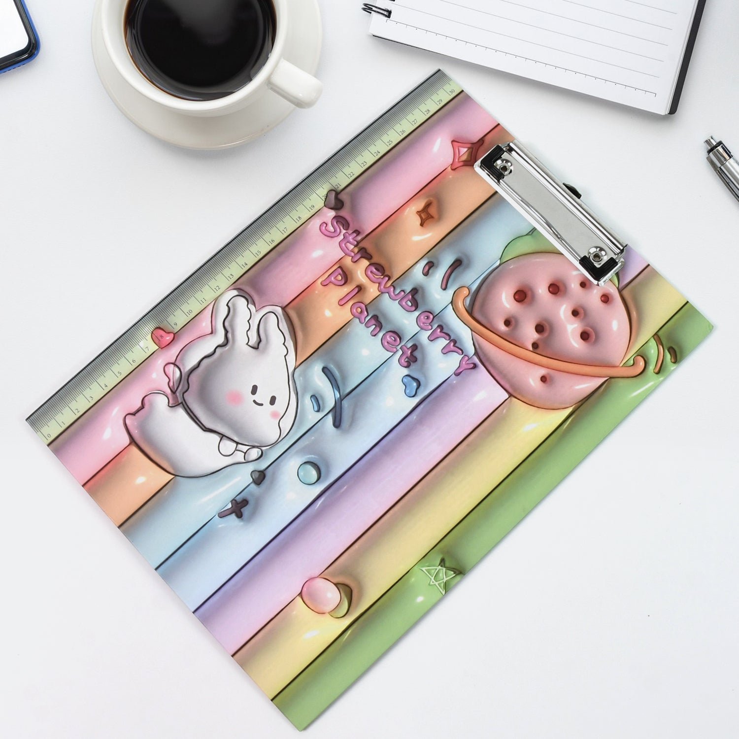 Wooden Clipboard – A4 Writing Pad with Metal Clip | Deskura