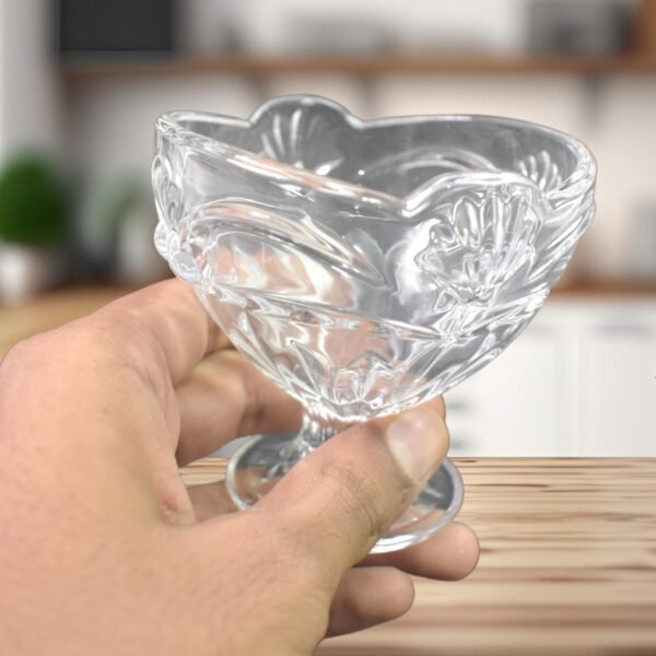 Glass Ice Cream Cups – Elegant Dessert Serving Set (6 Pcs) | Styleva