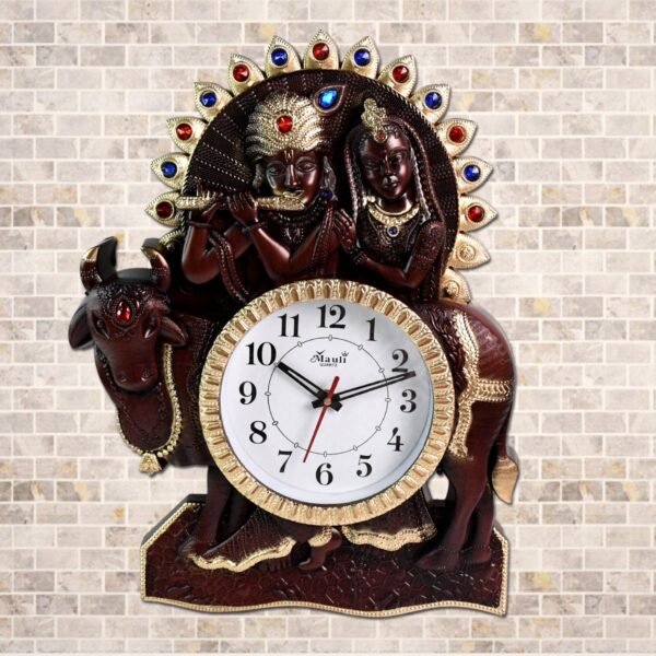 Radha Kishan Analog Wall Clock – Stylish Home Decor Accent