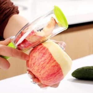Smart Vegetable Peeler – Mess-Free with Container | Quickslice