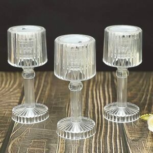 Mini Acrylic LED Desk Lamp – Crystal Design & Portable | Voltronic