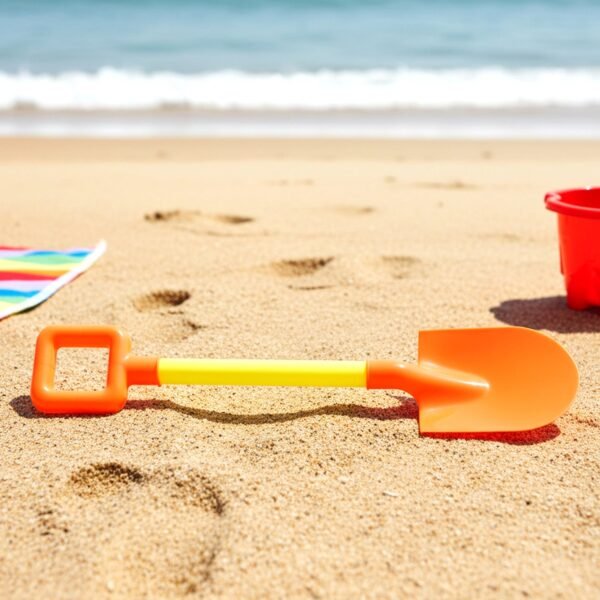 Kids Beach Sand Shovel – Lightweight Plastic with Easy Grip Handle