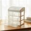 3 Layer Desktop Storage Organizer – Transparent Sliding Drawers