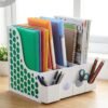 Desk Organizer File Holder – Vertical Multipurpose Workspace Storage