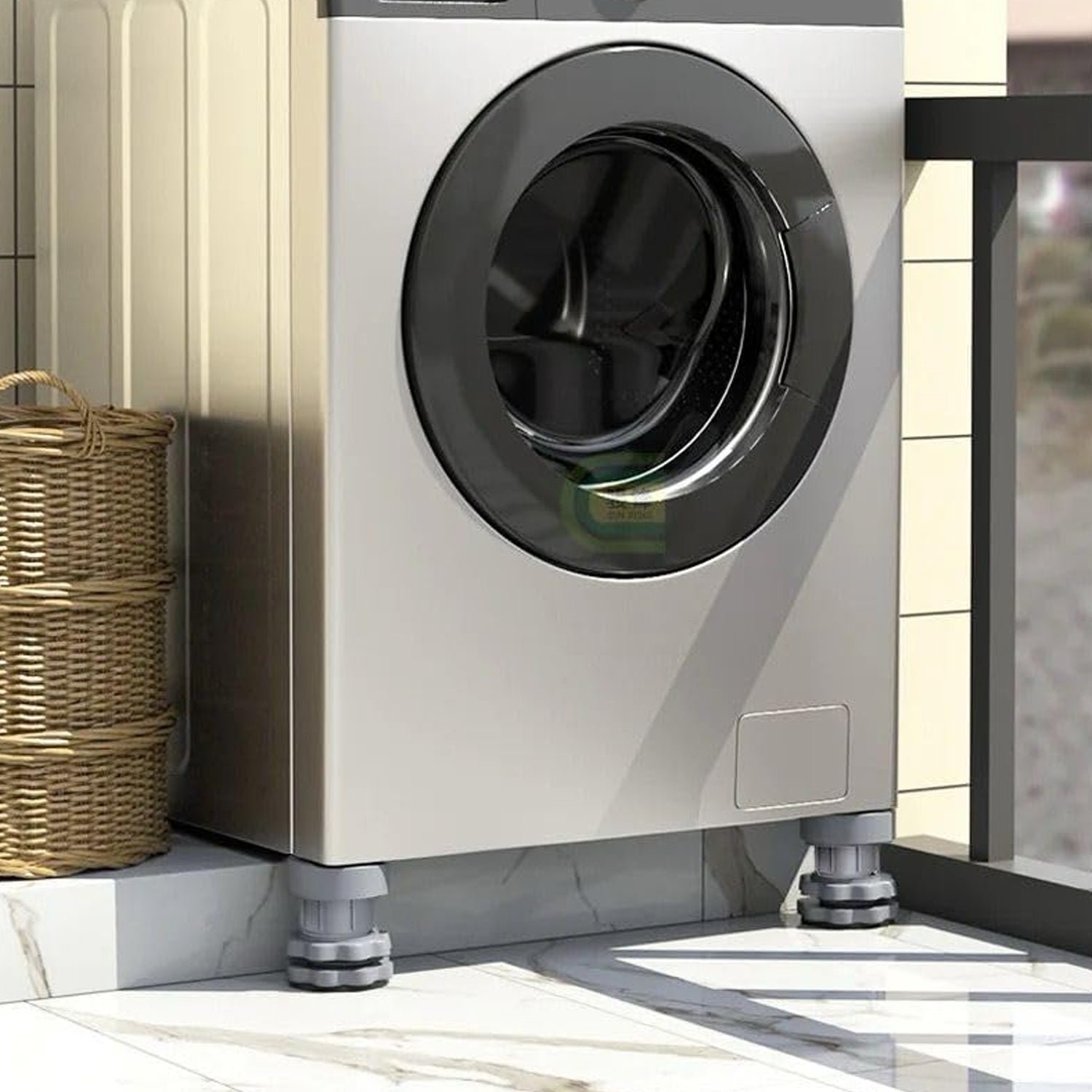 Washing Machine Anti-Vibration Pads – Adjustable Non-Slip Feet | GlimmerHome