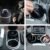 Car Ashtray with Lid & Blue LED Light – Portable Smokeless Design