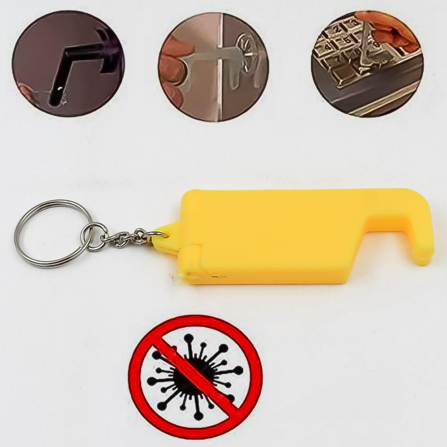 Keychain Mobile Stand – 2-in-1 Phone Holder | PHOBIA