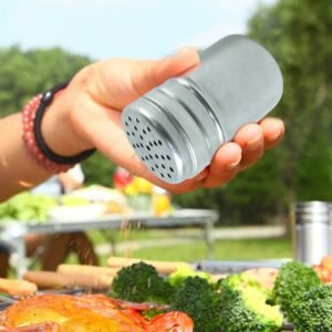 Stainless Steel Spice Shaker – Durable Kitchen Seasoning Container
