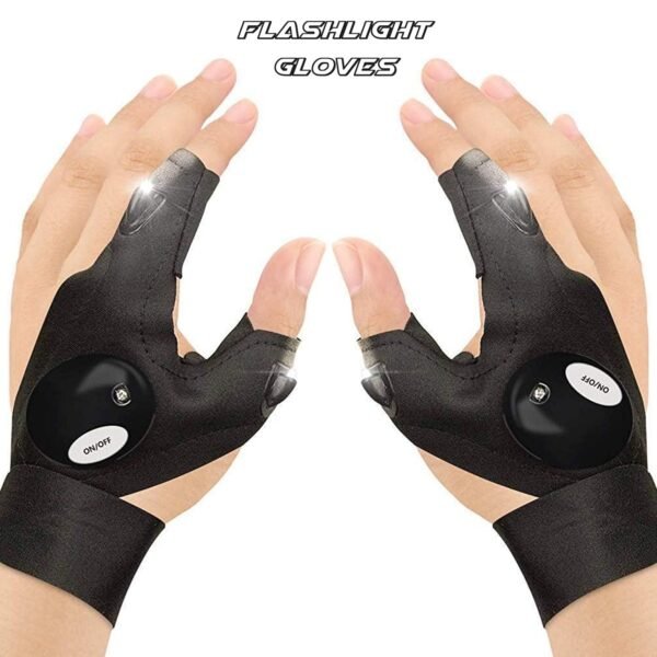 LED Flashlight Gloves – Hands-Free Work & Outdoor Light | Grow Wear