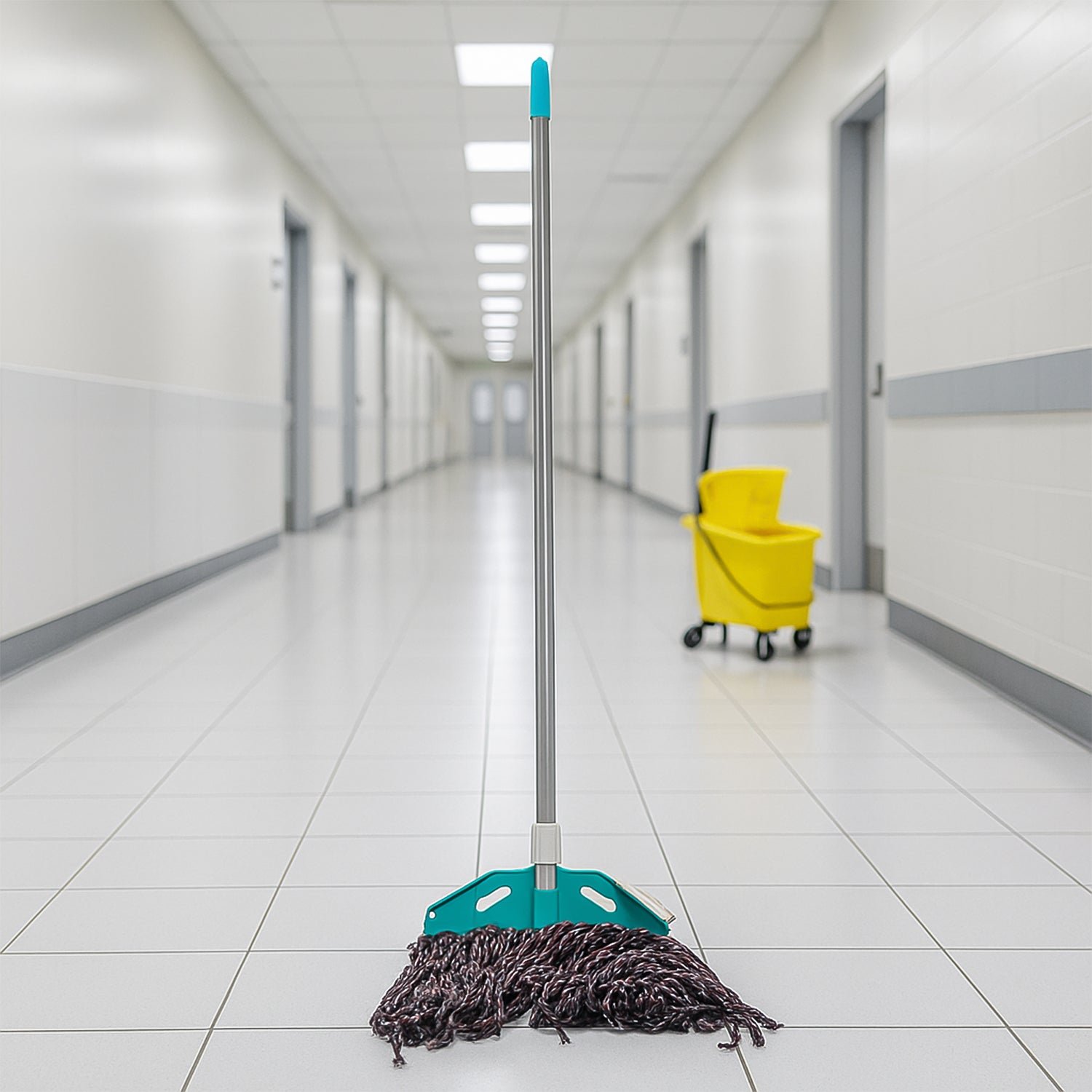 Cotton Yarn Floor Mop – Super Absorbent with Long Handle