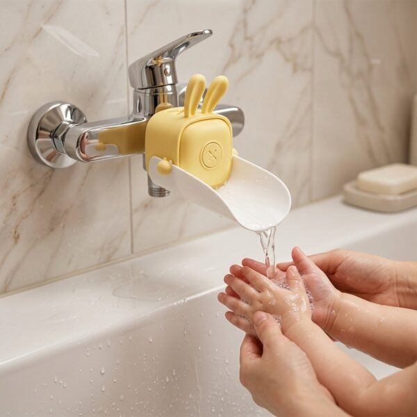 Kids Faucet Extender – Easy Hand Wash & Splash-Free Design for Children