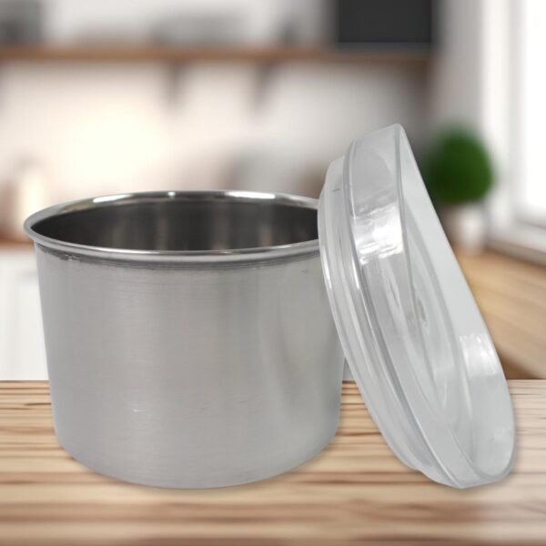 Stainless Steel Airtight Container – 500ml See-Through Lid | Konvex