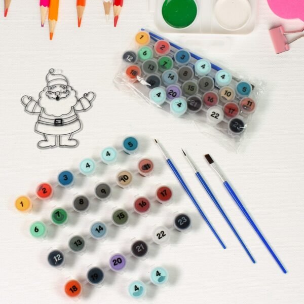 Adult Paint by Number Kit – 2 Set with 24 Colors | Craftily