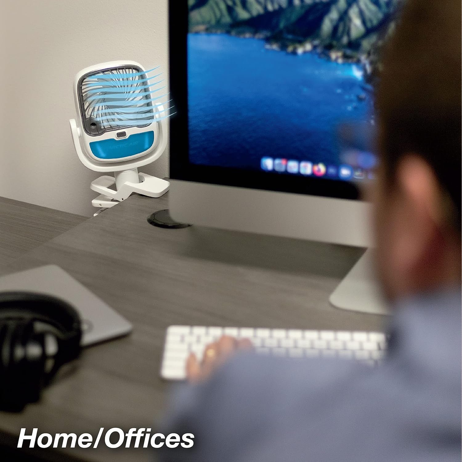 Portable Air Cooler – 3-Speed USB Rechargeable Fan | Velvet Wheels