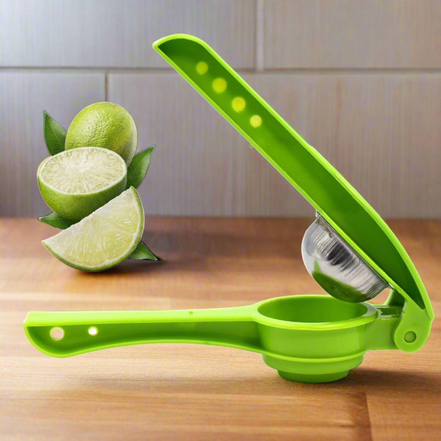 2-in-1 Lemon Squeezer – Plastic & Bottle Opener | Quickslice