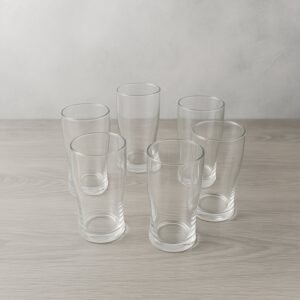 Unbreakable Pitcher Glass Set – Vista 350 ML, 6-Piece Durable Drinkware