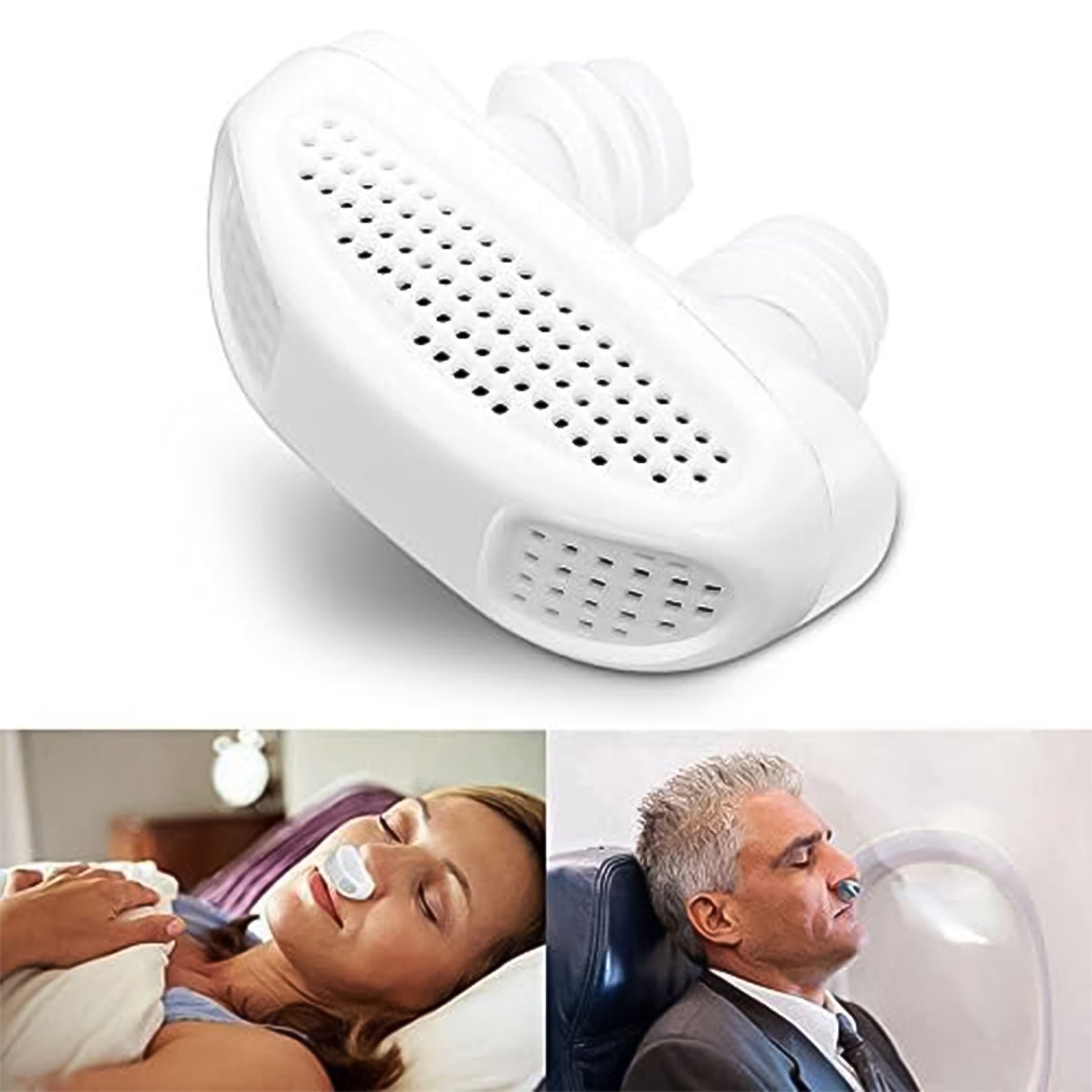 Anti-Snoring Nose Clip – 2-in-1 Air Purifier Device | Velvet Wheels