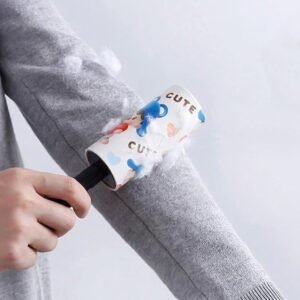 Reusable Sticky Lint Roller – Effective Fabric Cleaning Tool
