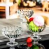 Glass Ice Cream Bowls – Set of 6 Clear Dessert Cups | Indo Glow