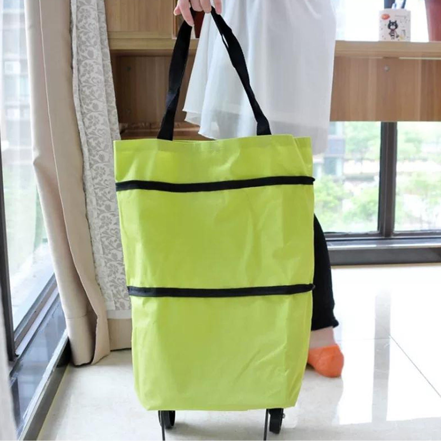 Foldable Trolley Bag – Wheeled Shopping & Travel | FERVENT