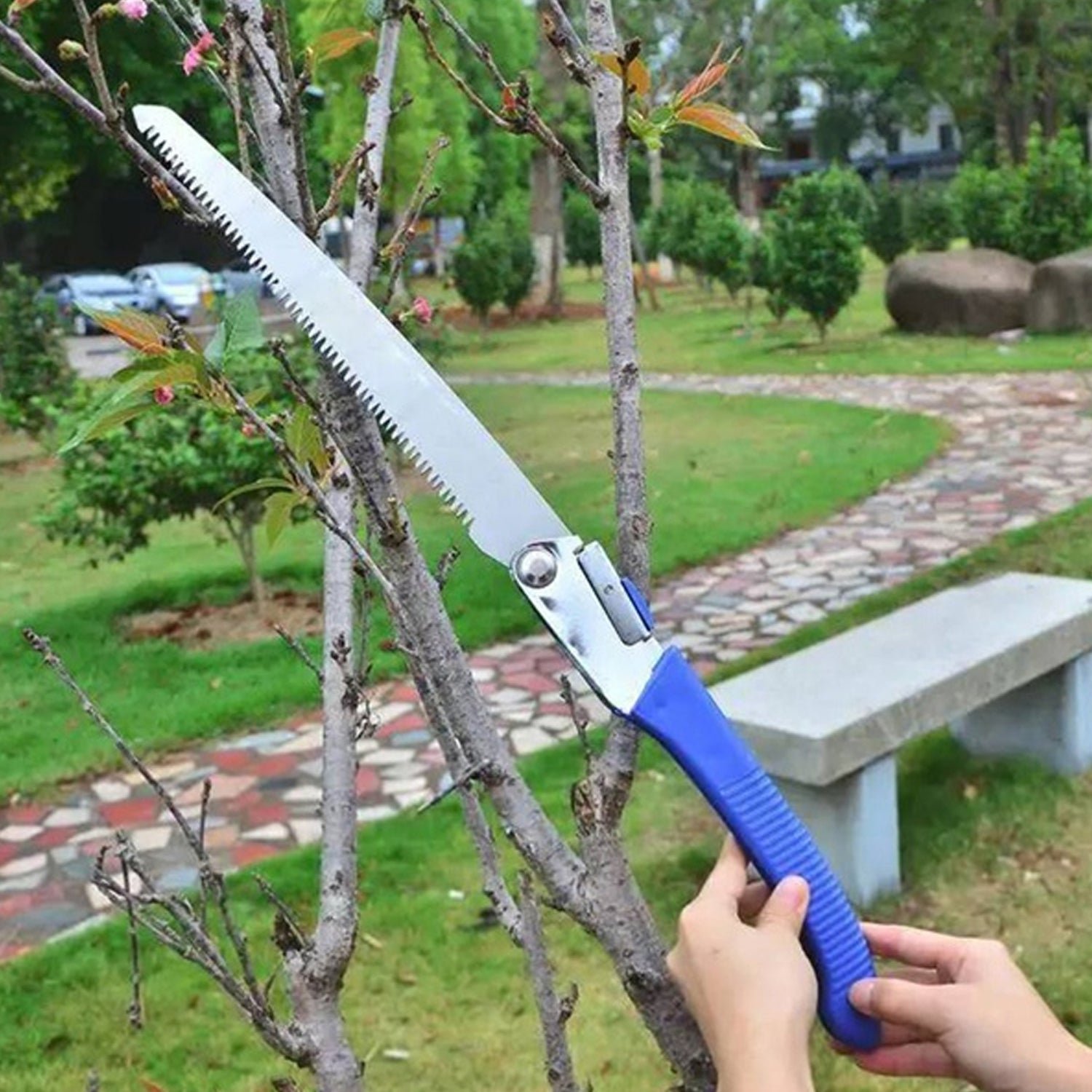 Folding Gardening Saw – Multi-purpose Hand Tool | FitFuzion