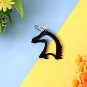 Horse Face Keychain – Durable Metal Equestrian Accessory | Styleva