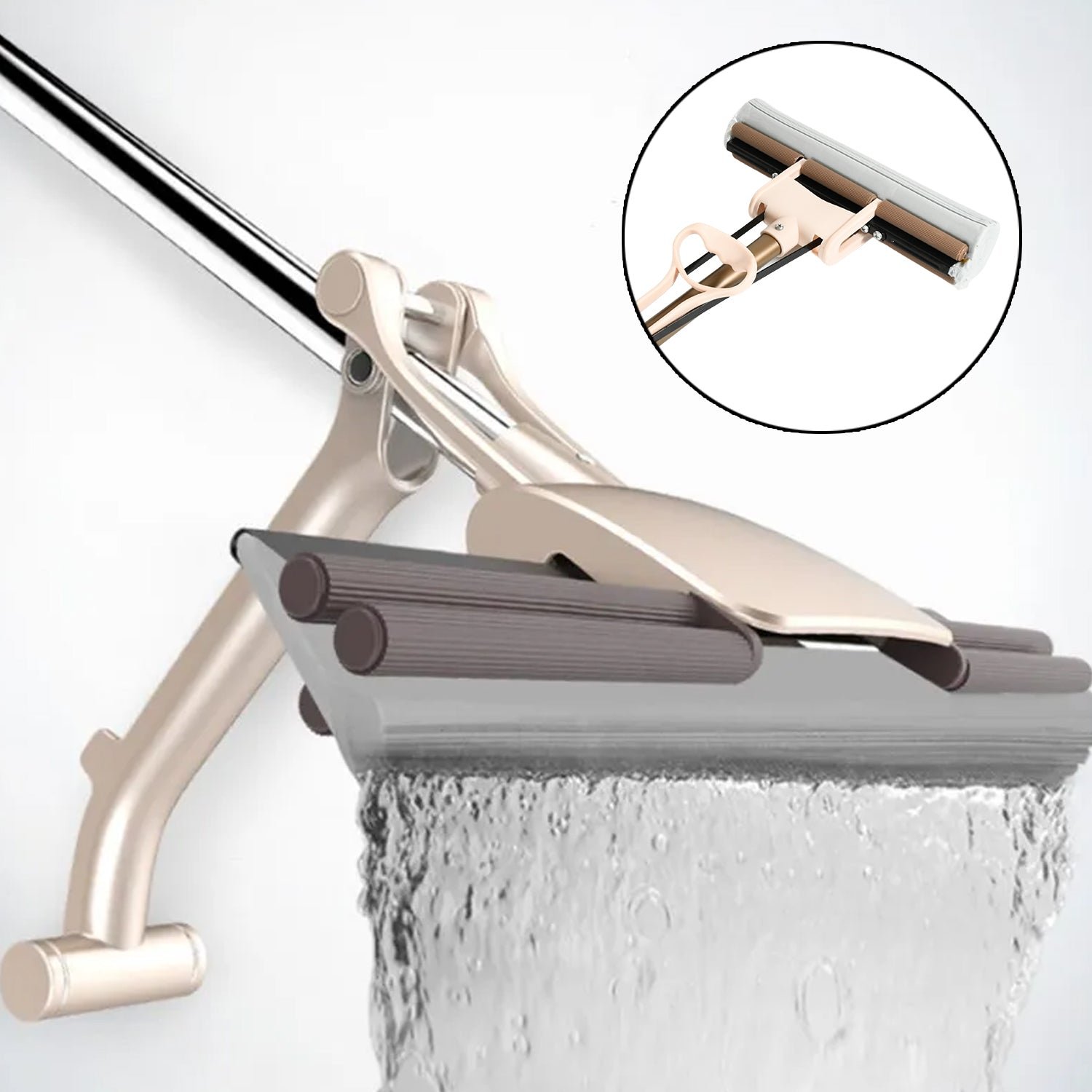 Self-Cleaning Sponge Mop – Super Absorbent | storenzo