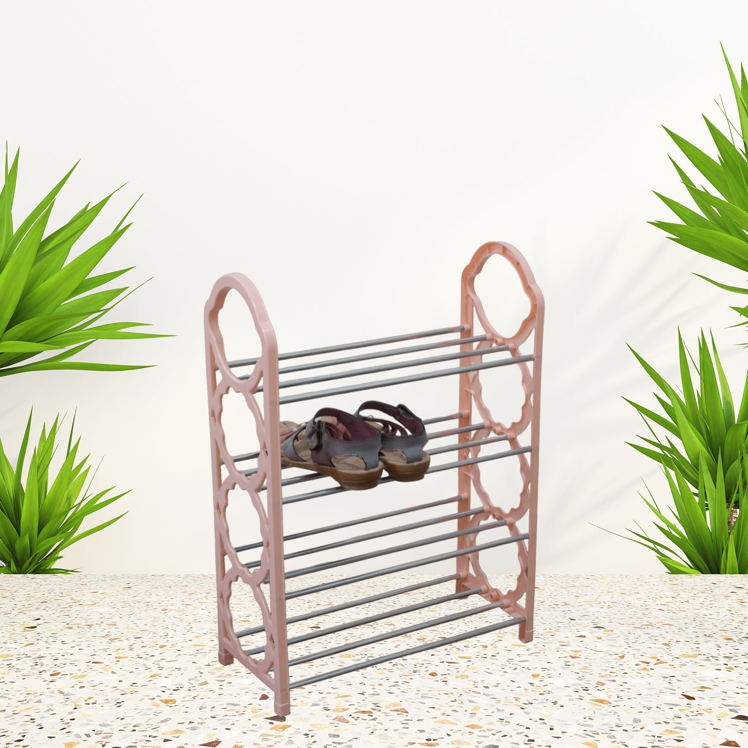 Folding Shoe Rack – 4-Layer Space Saver | India