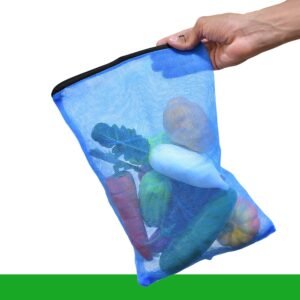 Vegetable Fridge Storage Bag – Zippered Mesh for Fresh Produce | Tidy Table