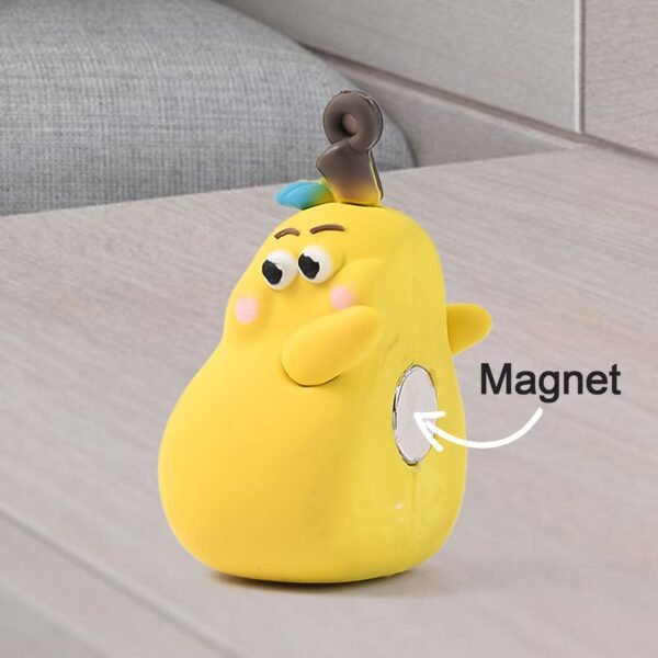Cute Cartoon Couple Keychain Set – Soft Rubber 2-in-1 Hugging Pair