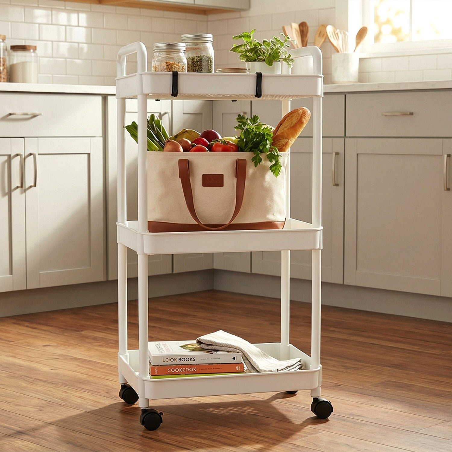 3 Layer Rolling Storage Trolley – Space-Saving Multipurpose Organizer