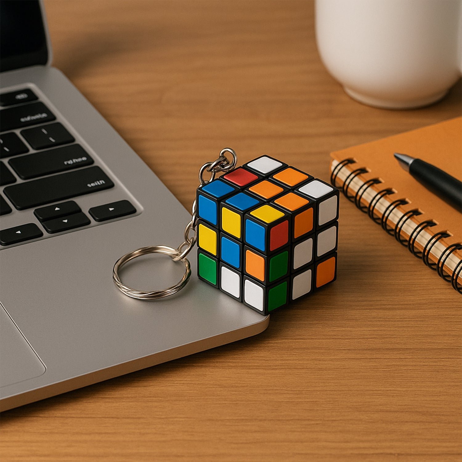 Mini Magic Cube Puzzle – Brain Game Keychain | Boardoria