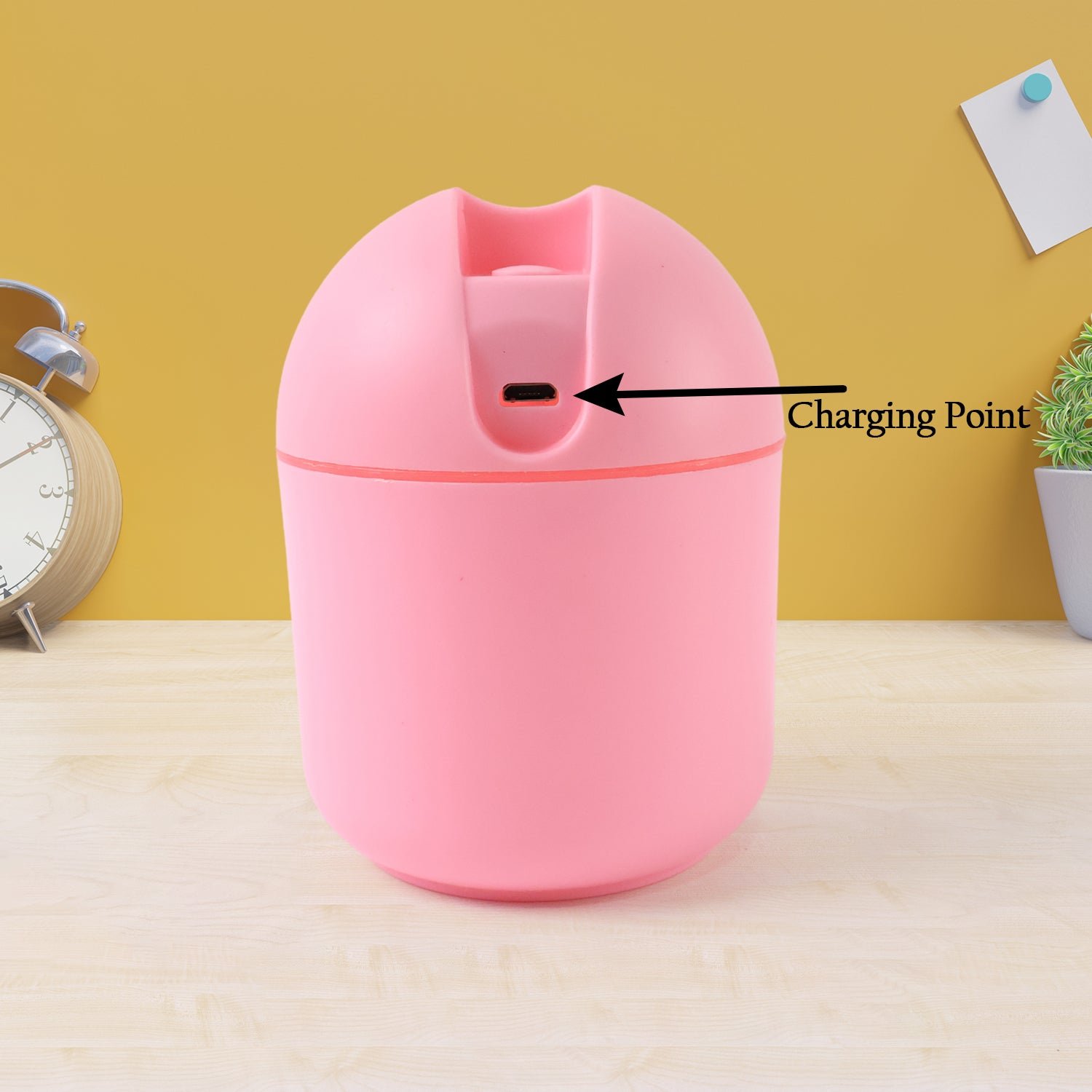 USB Mini Air Humidifier – Portable 250ml Quiet Cool Mist with LED